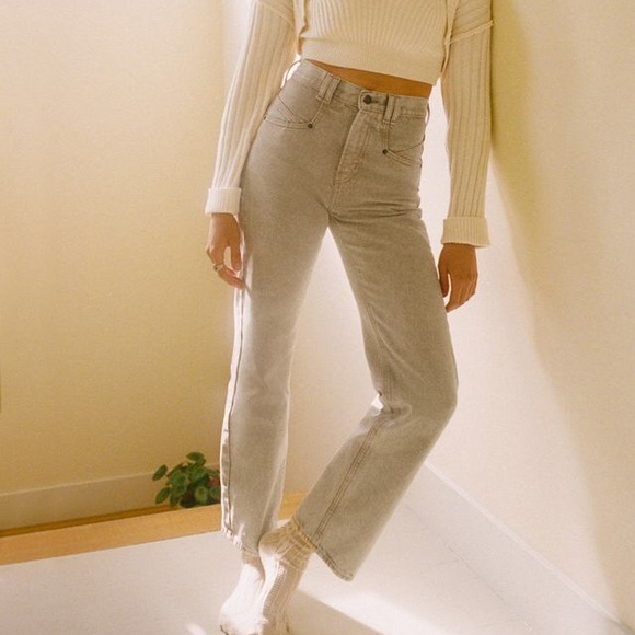 BDG Jeans | Bdg Issa Highwaisted Cowboy Jean Beige Denim | Poshmark